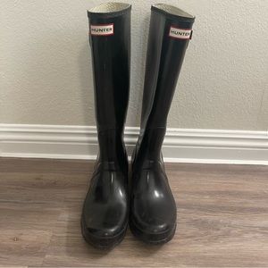 Hunter rain boots size 10